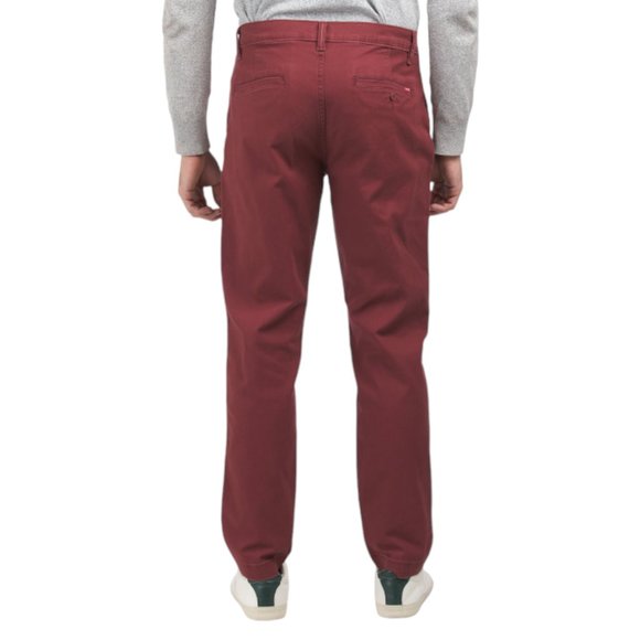 Levi's XX Men's Chino Relaxed Taper Fit Pants Size 32x32 Maroon Red Holiday NWT - Picture 1 of 6